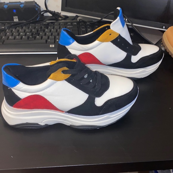 GLISTERS MULTICOLOR SNEAKERS SIZE 8.5 - Picture 2 of 5